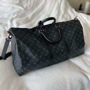 Keepall 55 Bandoulière - Monogram Eclipse